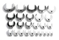 26 Piece 3/8" Drive SAE Open-End Crowfoot Wrench Set (7/16-2")