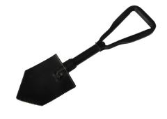 Military Issue Intrenching Tool Foldable Shovel, Black