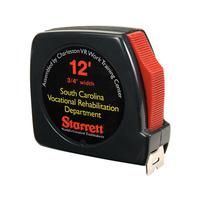 Stainless Steel SAE Tape Measure, Black/Yellow