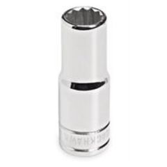 9/16" 3/8" Square Drive 12-Point Deep Socket
