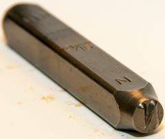 3/16", Die Stamp, Letter "N"