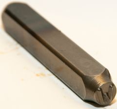 3/16", Die Stamp, Letter "W"