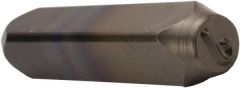 3/16", Metal Hand Stamp, J