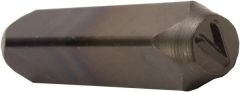 3/16", Metal Hand Stamp, V