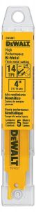 4" 14TPI Straight Back Bi-Metal Reciprocating Saw Blade (5-Pack)