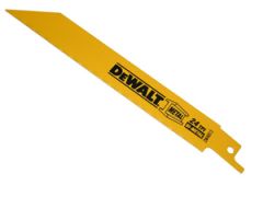 6" 24TPI STRAIGHT BACK BI-METAL RECIPROCATING SAW BLADE (5 PACK)