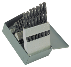 29 Piece 1/16"-1/2" High Speed Steel Jobber Drill Bit Set