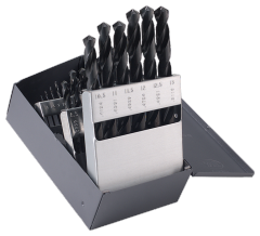 25 Piece 1mm-13mm High Speed Steel Jobber Drill Bit Set