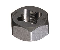 3/8"-16 UNC Carbon Steel Hexagon Rethreading Die