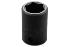 1/2" Drive Impact Socket 11/16" - 6 Point