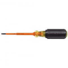 Insulated 1/8" Slotted Screwdriver, 4"