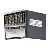 20 Pc. #61 - #80 Wire Gage HSS Surface Treated Jobber Drill Set