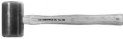 2" Face Rawhide Mallet With Solid Head