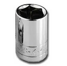 1/4" Drive 6-Point Fractional Deep Chrome Socket - 5/32", Cold Forged Steel Socket with SuperKrome Finish
