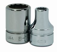 7/16" Williams 3/8" Drive Shallow Socket, 12 Point