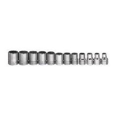3/8" Drive Shallow Socket Set 12 Pt 12 Pc - 8 - 19mm