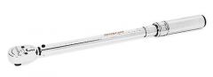 1/2" Drive Adjustable Fixed-Ratchet Click-Type Torque Wrench (30-150 ft-lb)