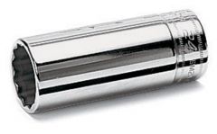 1/2" Drive 12-Point Metric 10 mm Flank Drive Deep Socket