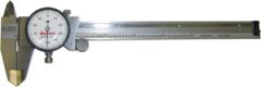 0-6" Dial Caliper, Hardened Stainless Steel, .001" Graduations