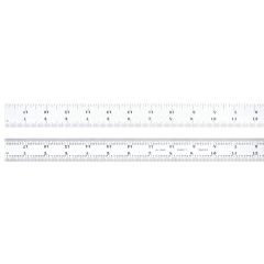 18" Spring-Tempered Steel Rule with Inch Graduation
