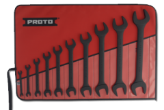 Proto® 10 Piece Black Oxide Open-End Wrench Set