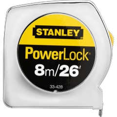 STANLEY® POWERLOCK® CLASSIC TAPE MEASURE 1" X 8M/26'