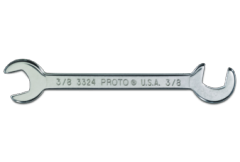 Proto® Short Satin Angle Open-End Wrench - 3/8"