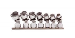 3/8" Drive 7 Piece Universal Socket Set - 6 Point 