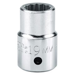 3/4" Drive 12-Point 38mm Metric Standard Socket