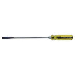 Plus Standard Slotted Tip Screwdriver, 3/8 Inch X 10 Inch