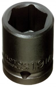 Proto® 1/2" Drive Impact Socket 19mm - 6 Point