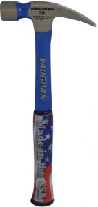 20 oz Smooth Face Solid Steel Rip Hammer, 14" handle