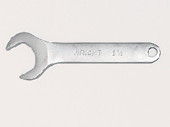 1-1/2" Satin Finish 30 Degree Angle Service Wrench 1448