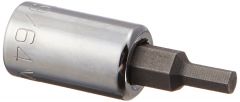 9/64" 1/4" Drive Hex Bit With Socket