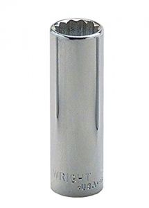 1/4" Drive 12 Point Deep Socket, 1/4"