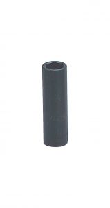 1-1/16" 1/2" Drive 6 Point Black Industrial Deep Socket