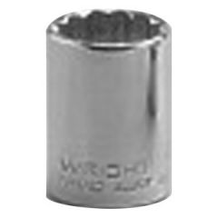 19/32" 1/2" Drive 12 Point Chrome Socket