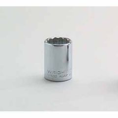 1-1/2" 1/2" Drive 12 Point Chrome Socket