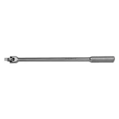 18" 1/2" Drive Knurled Steel Grip Flex Handle