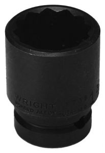 1-1/2" 3/4" Drive 12 Point Standard Impact Socket